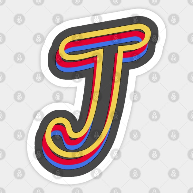 J for Jonno Sticker by imJonno